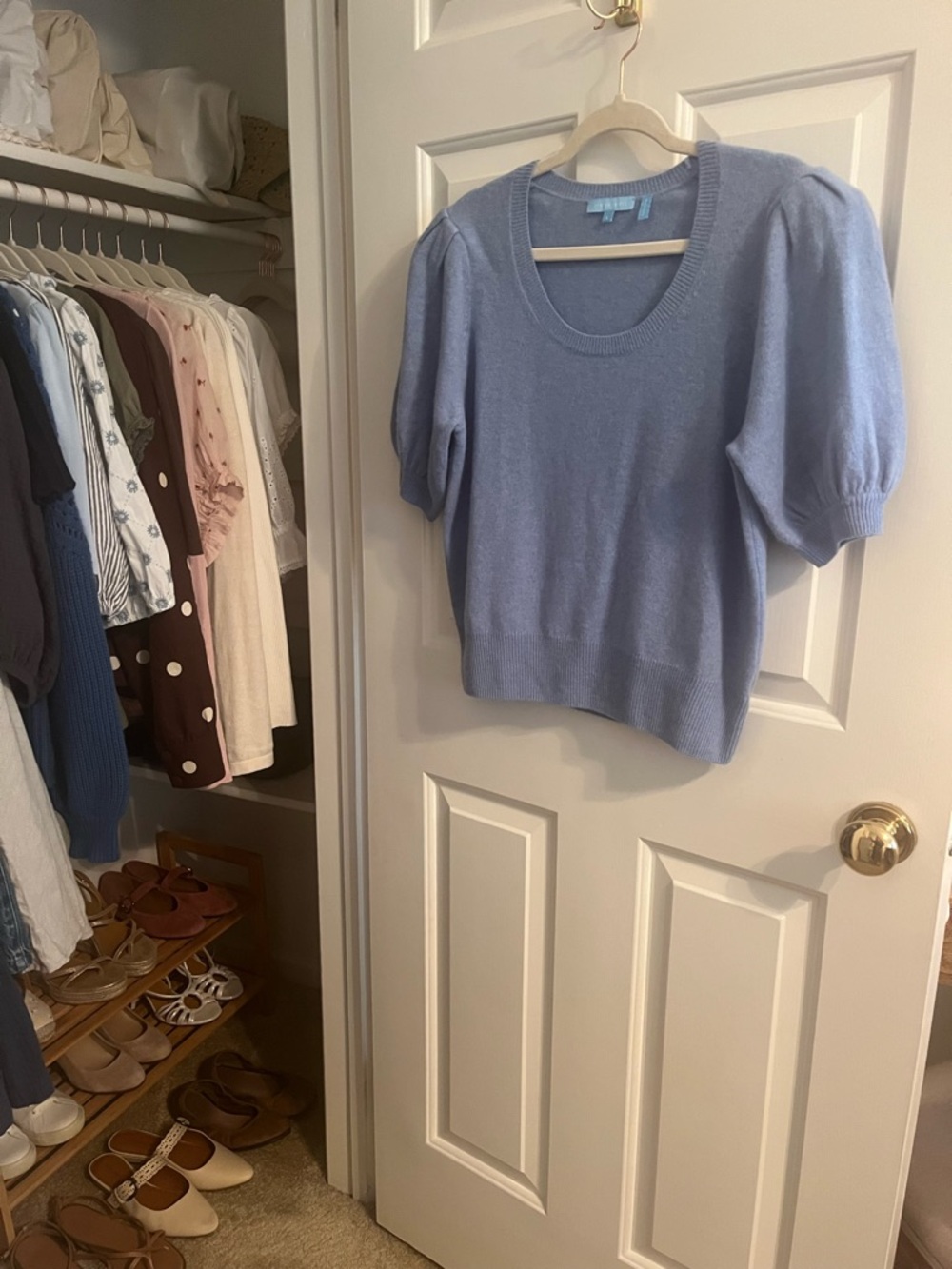 Short Sleeve Cashmere Sweater